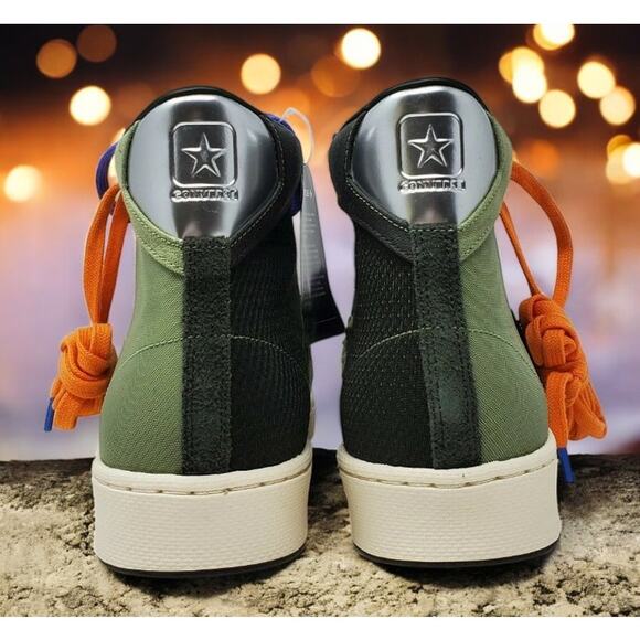 Converse Pro Leather Mid BHM Men’s 8 / Women’s 9.5 Green Sequoia 168273C - Picture 7 of 9